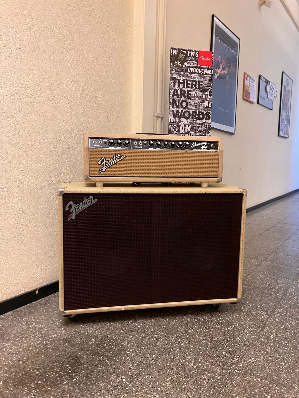 Fender Amplificatori: Fender Showman Amp 1963 mit 2x12 Cabinet – Usato da Zofingen venduto da bjmusic