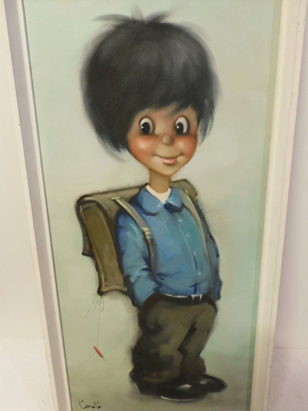Dipinti: Süsses Bub Portrait Ölbild handsigniert Corwin gerahmt 60... – Usato da sursee venduto da trilli-tralli 5