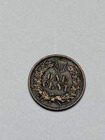 Pièce de monnaie 1 cent Indian Head USA année 1873
