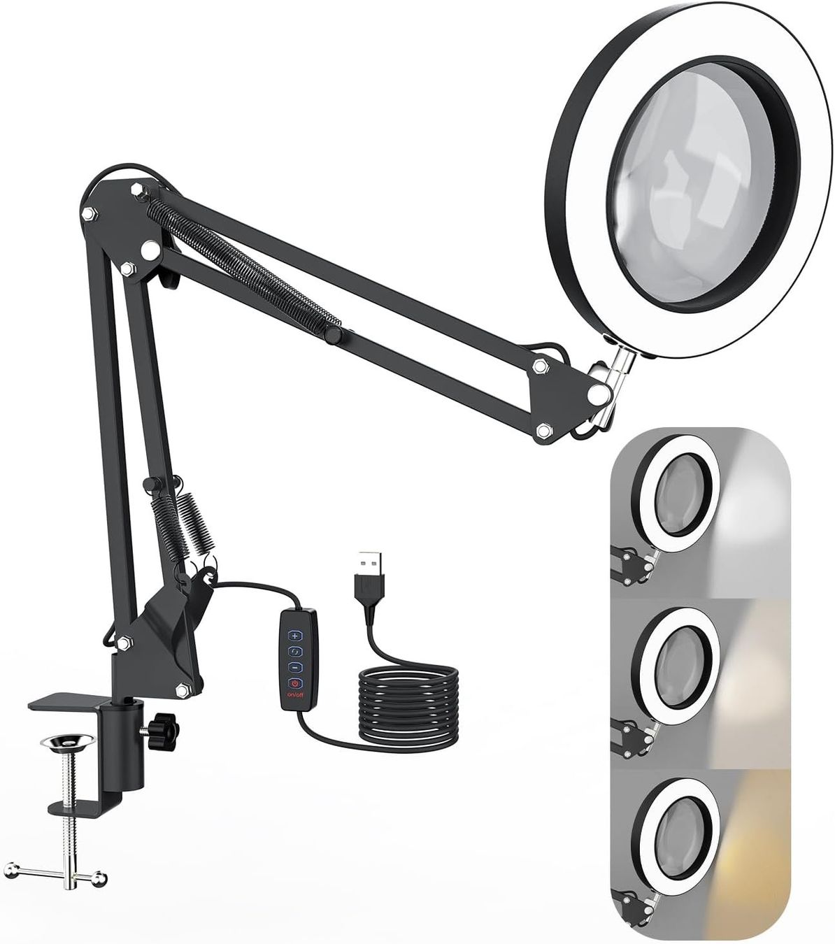 Altro per Ottica: Flexibel 64 LED Lupenleuchte mit Ständer 8X – Nuovo e nell'imballaggio originale da Châtelaine venduto da topshop.switzerland