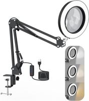 Flexibel 64 LED Lupenleuchte mit Ständer 8X