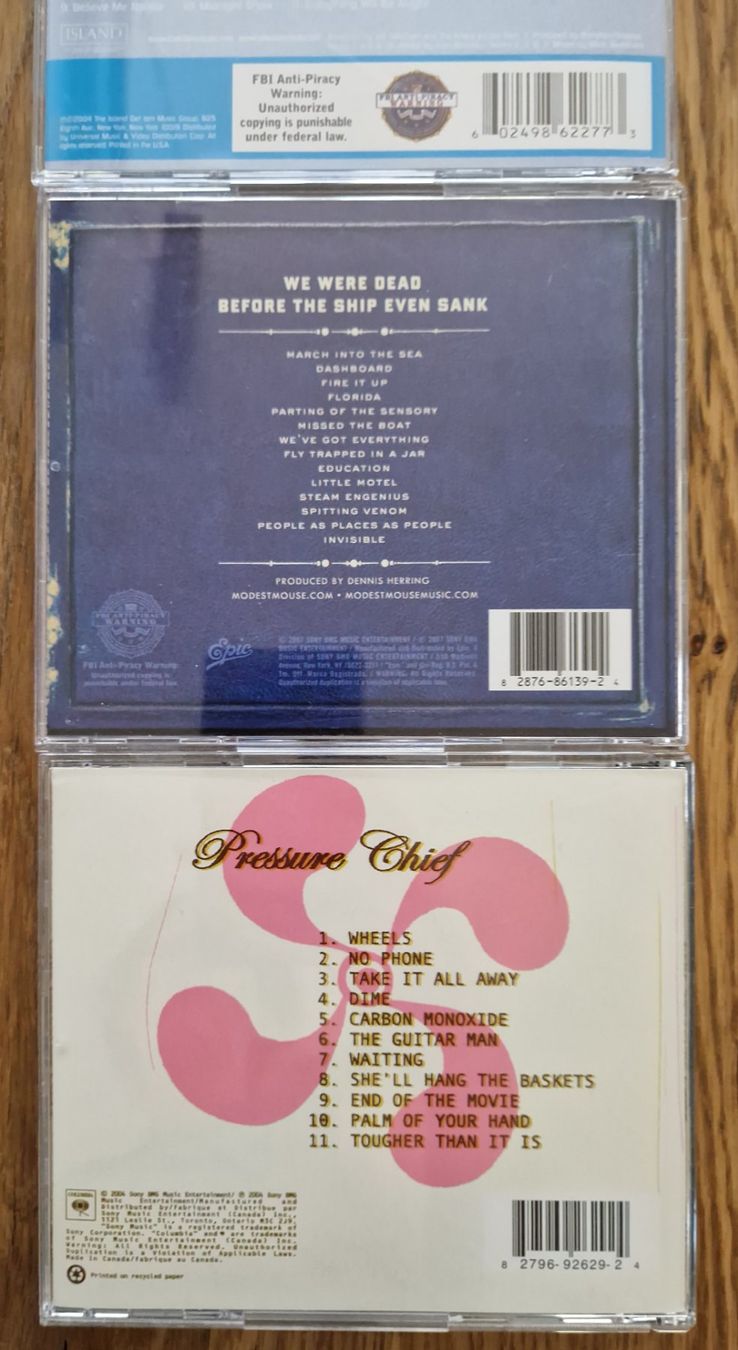 CD: CDs: Killers, Modest Mouse, Scissor Sisters, Cake, Hawkle – Usato da Wettingen venduto da brownie14 4