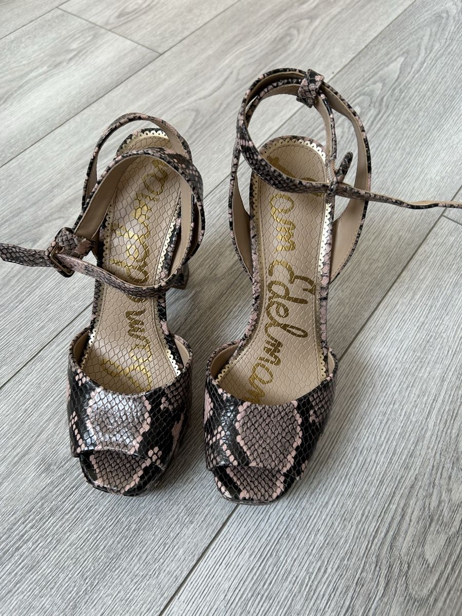 Sam Edelman Scarpe da donna: Sandales compensées Sam Edelman serpent – Usato da Genève venduto da and_k79x 2