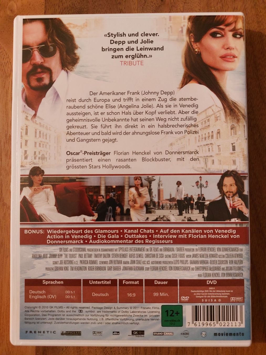 Tutti i DVDs: DVD - The Tourist – Usato da Rheinfelden venduto da FilmAuktion 1