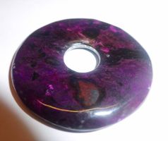 SUGILITH AA Rarität, Donut Pi-Scheibe Ø 39.3 mm