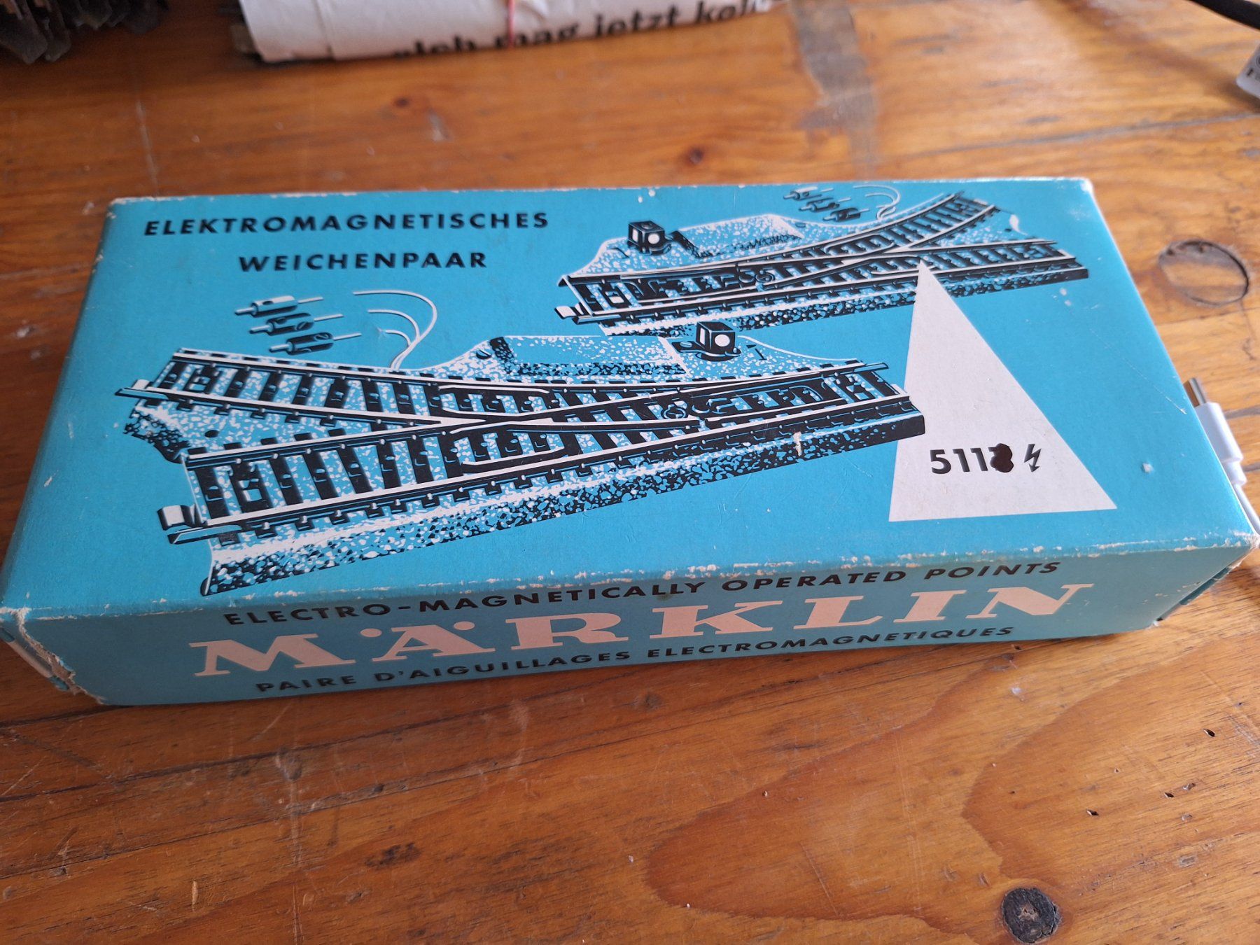 Märklin Modellini di ferrovie: Märklin Weichenpaar 5118 Elektromagnetisch – Usato da Altstätten SG venduto da Bambam2012 2