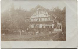 LANDWIRTSCHAFT/BAUERNHAUS 1910 mit Bauernfamilie ZH?