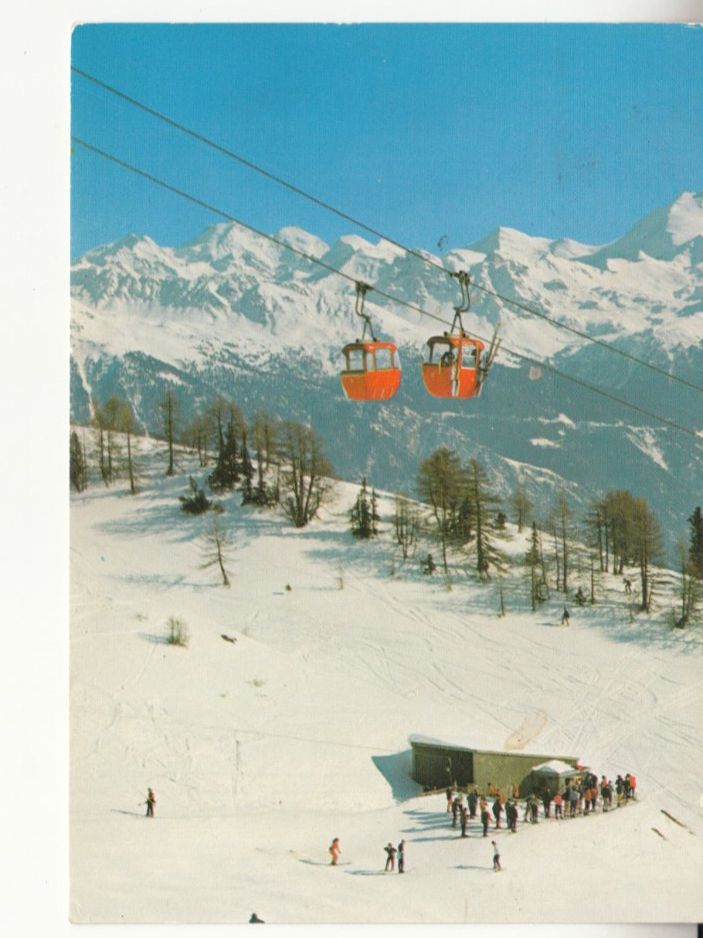 Ansichtskarten: Montana Crans 1974 – Gebraucht aus Bürglen TG von StampGraf