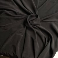 Seide Crêpe de Chinè Made in Italy 1.90x1.30m nero washed