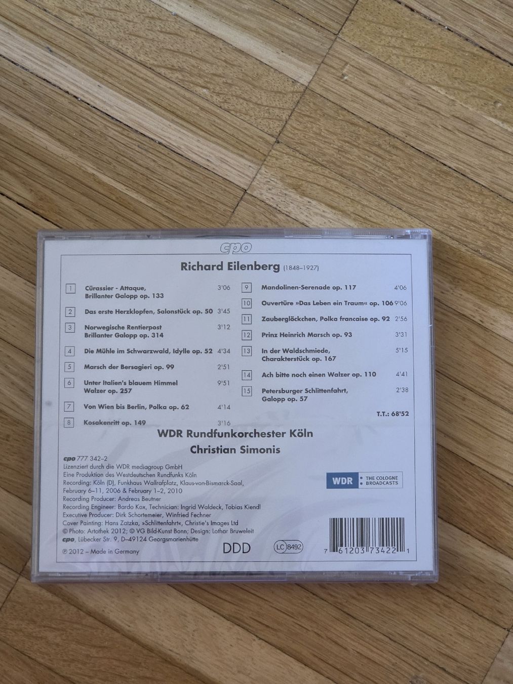 CD: Neue CD: Richard Ellenberg: verschiedene Werke – Nuovo e nell'imballaggio originale da Aesch BL venduto da immon 1