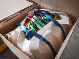 Hebesack für 15t in Fallschirmbauart mit offener Unterseite