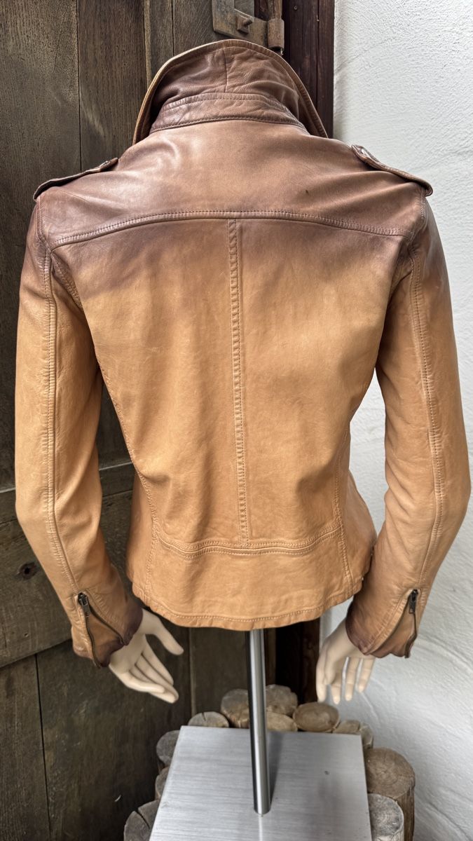 Gant Giacche: Gant Rugger Biker Leder Jacke, Gr. S – Nuovo (secondo la descrizione) da Maschwanden venduto da yaster 1