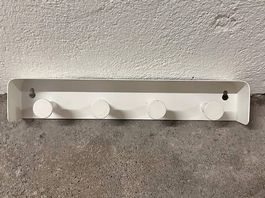 Weisse Hakenleiste/ Wandhaken/ Garderobe, wie neu!
