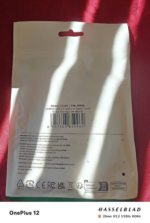Ugreen Kabel: Ugreen USB-C 2.0 zu USB-C 2.0 3A Daten Ladekabel 0.5m – Neu und originalverpackt aus Zuchwil von Brechi0 1