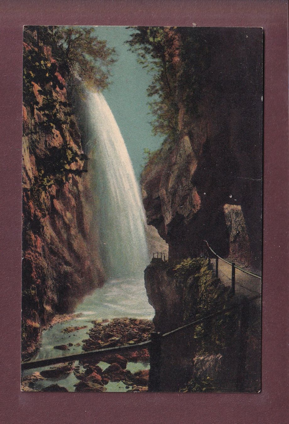 Ansichtskarten: BIEL - Taubenlochschlucht - 1912 – Gebraucht aus Pully von nicecards