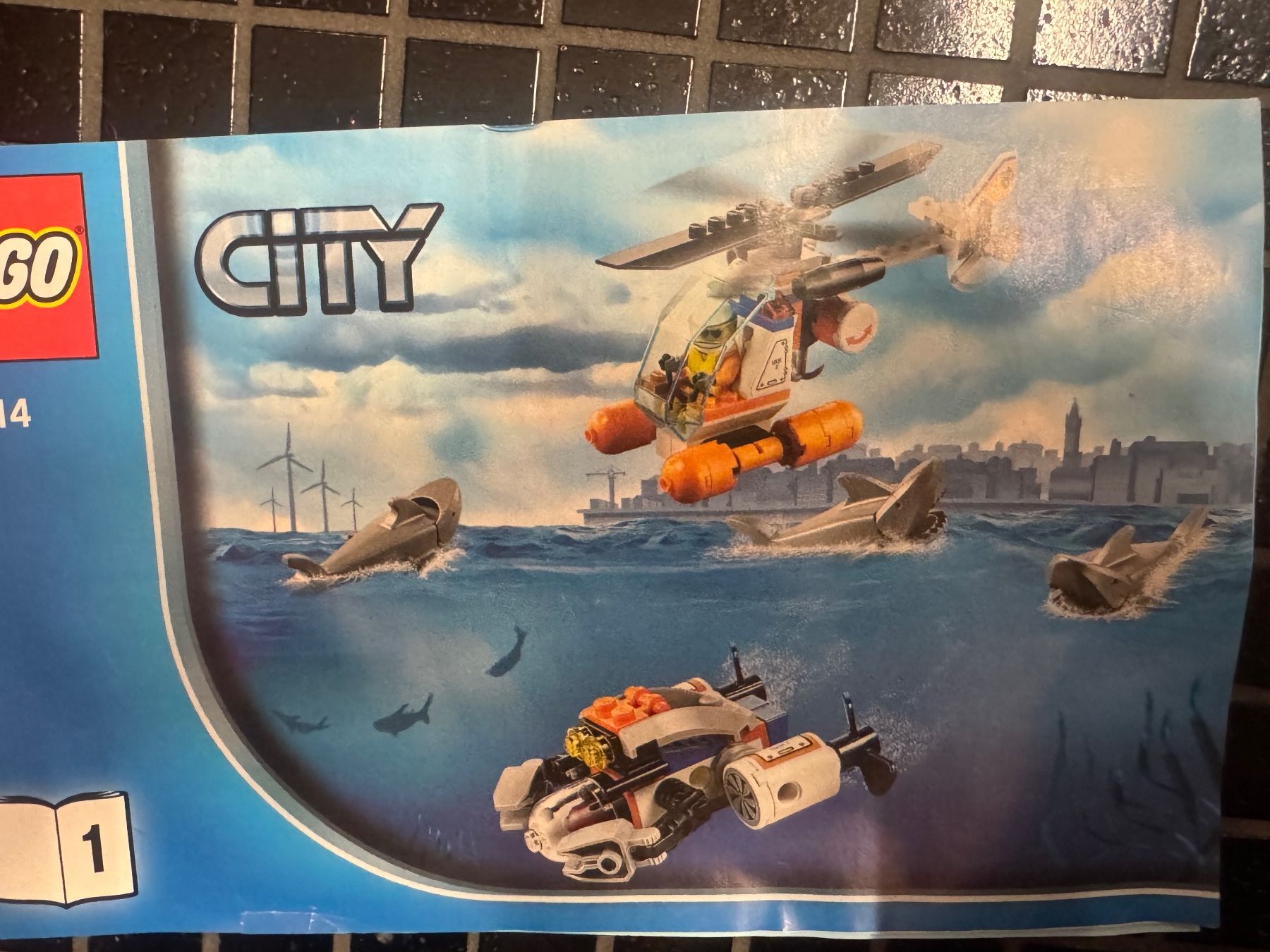 Lego Giocattoli: Lego City Helikopter + U-boot – Usato da Stettlen venduto da t.rentsch 3