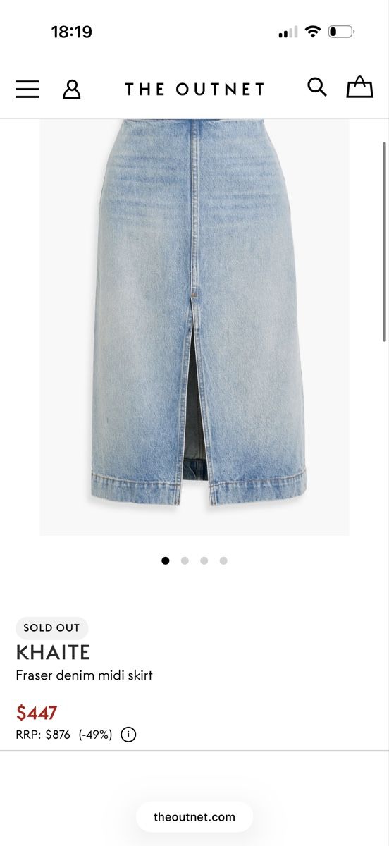 Gonne: Khaite jeans skirt – Usato da Nyon venduto da Ninuscka 1
