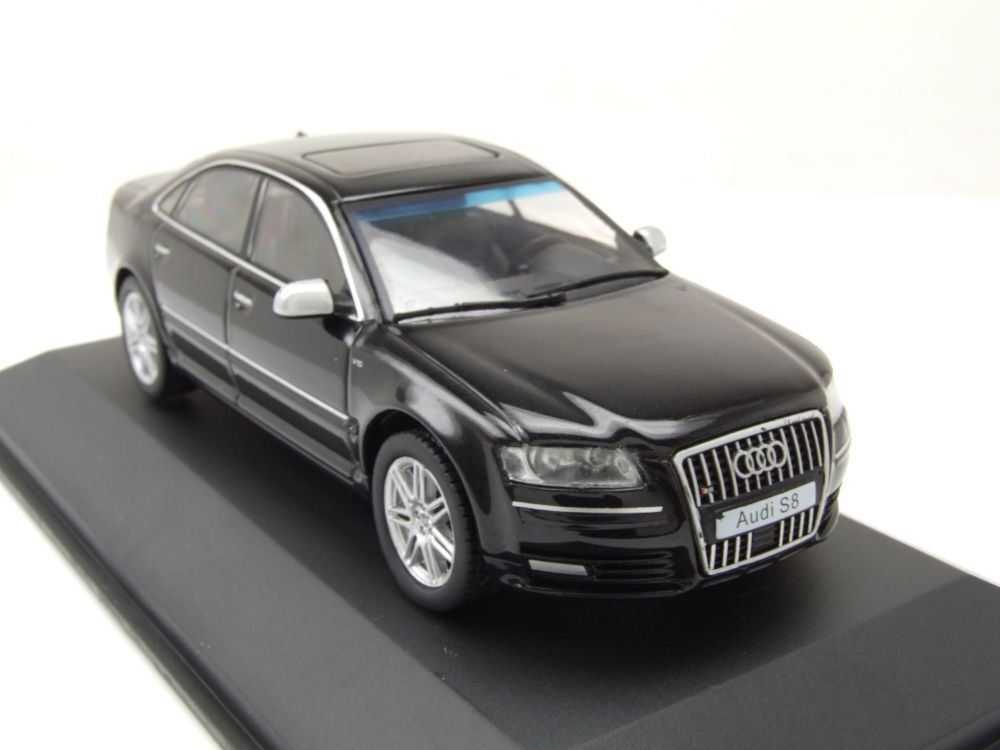 Audi Modellini d'auto: Audi S8 D3 2006-2010 schwarz       1:43 von Solido – Nuovo e nell'imballaggio originale da Gerlafingen venduto da espero88 8