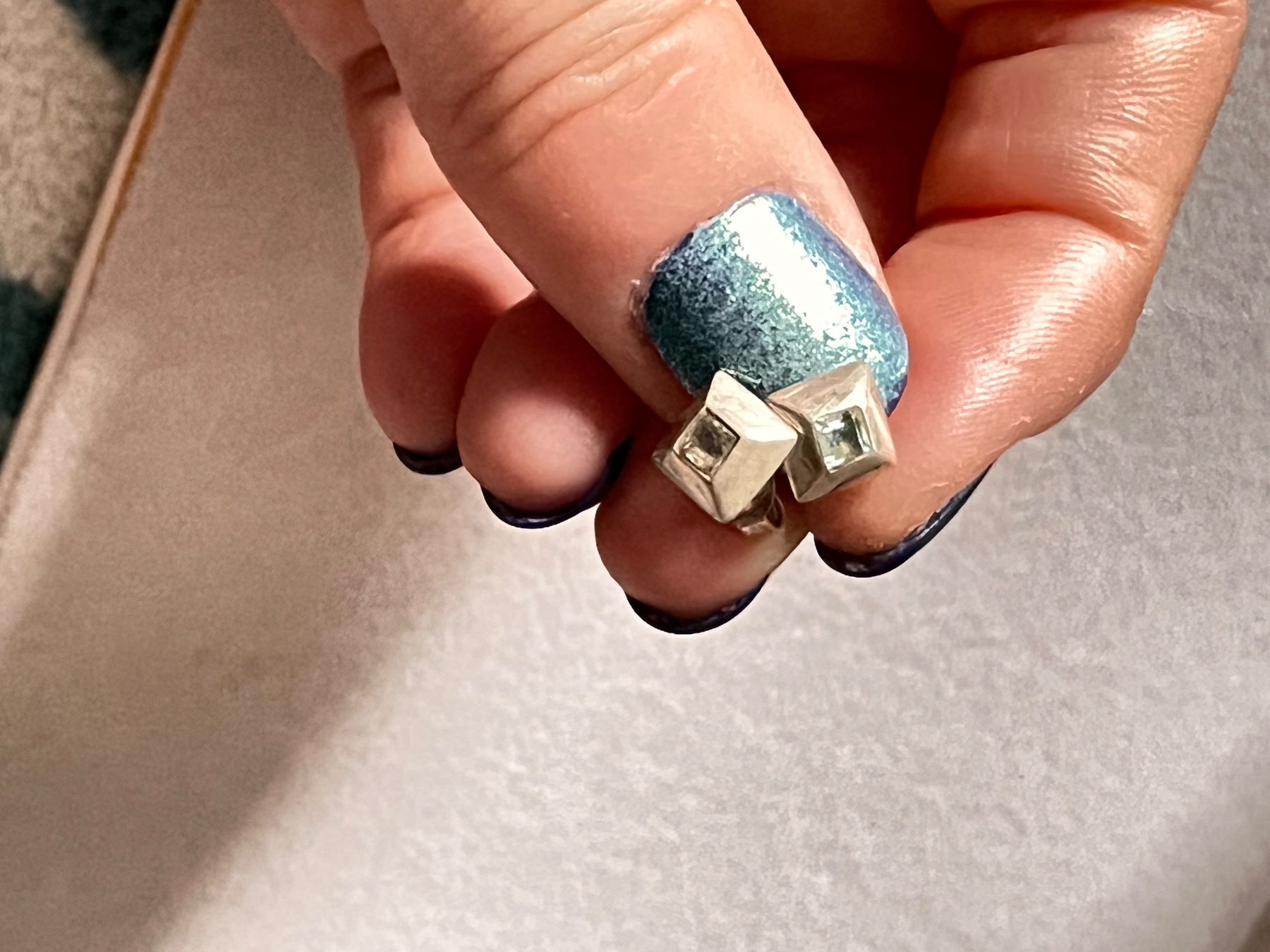 Ohrringe & -stecker: Aquamarin Ohrstecker – Gebraucht aus Hochdorf von Forestgreen 2