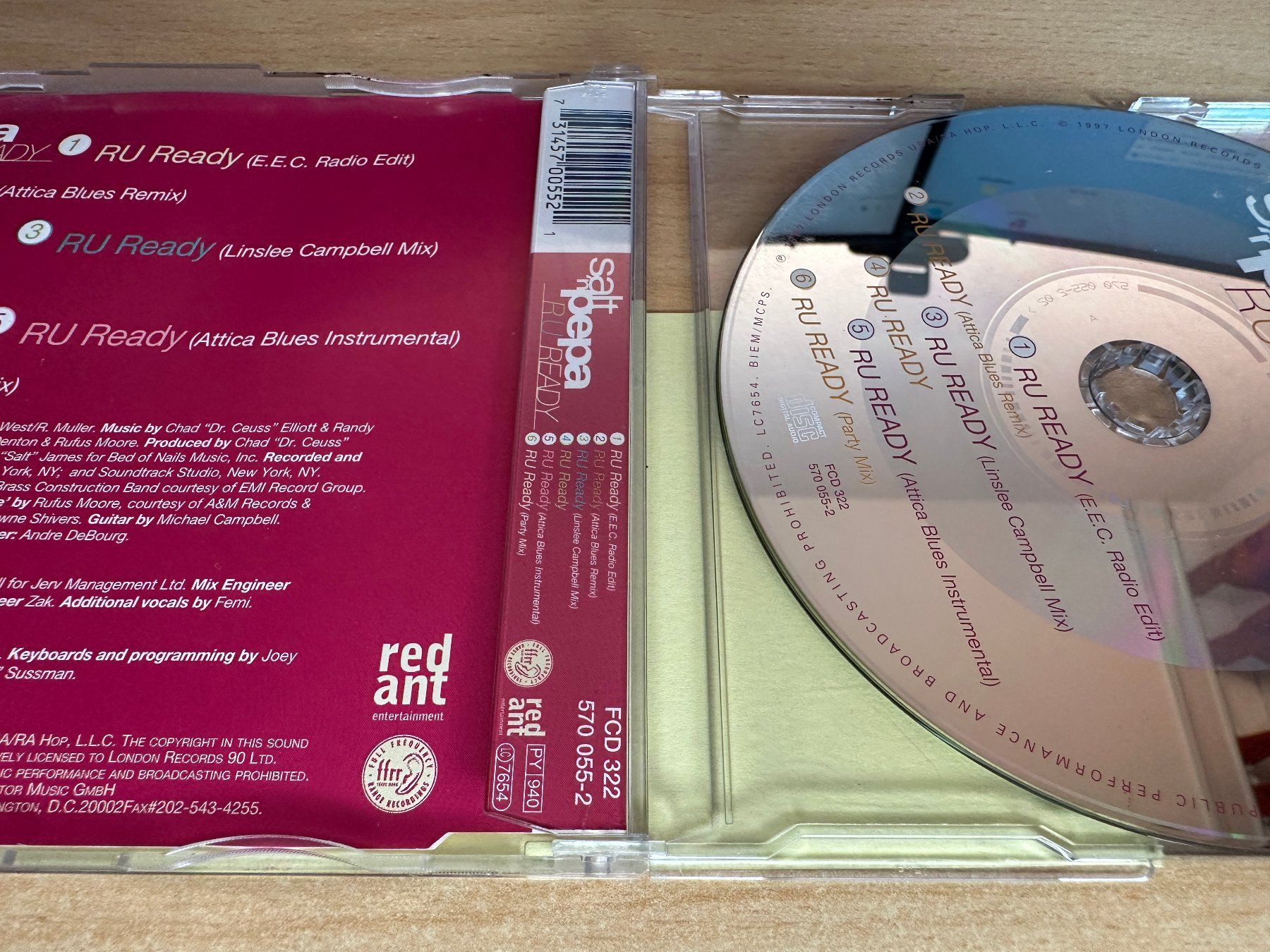 CD: Salt 'n Pepa – R U Ready - Single CD – Usato da Rikon im Tösstal venduto da Alpenmutz 1