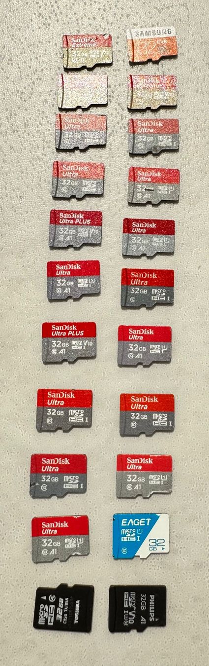 Speicherkarten: 68 Stk. Micro SD Cards Diverse Hersteller – Gebraucht aus Hermetschwil-Staffeln von Mobile2013 2
