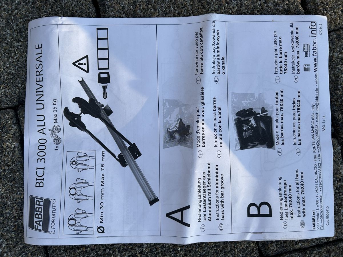 Dachträger: Fahrradträger – Gebraucht aus Sarmenstorf von R.Hu 5