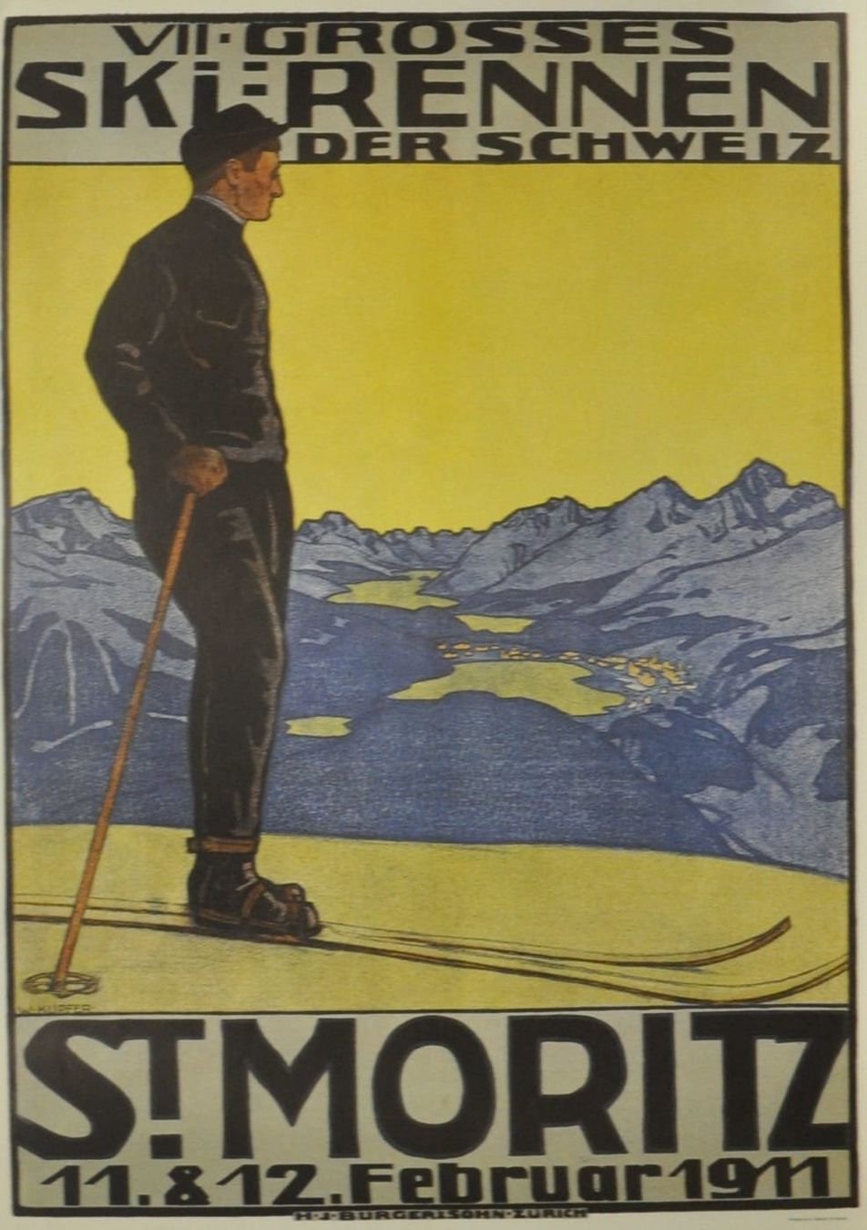 Posters & Illustrations: St. Moritz, Reprints – Neuf (Voir description) à Bern par Vintage-Art-Poster 4