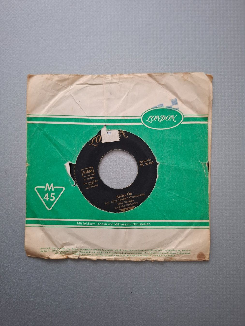 Schallplatten: Billy Vaughn - Aloha Oe – Gebraucht aus Arbon von pendulum