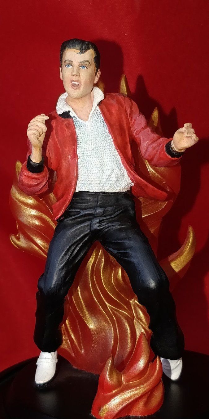 Statuette: ELVIS PRESLEY " BURNING LOVE "  Figur (1999 EPE) – Nuovo (secondo la descrizione) da Baar venduto da STIFANI-SHOP