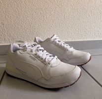 Puma Sneaker Leder Weiss Herren Grösse 45 guter Zustand