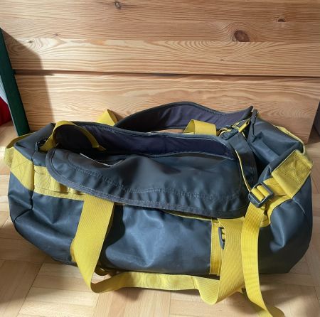 The North Face duffel bag