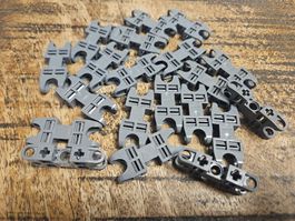 lego 47296 lot de 20 pièces Dark Bluish Gray Technic, Axle