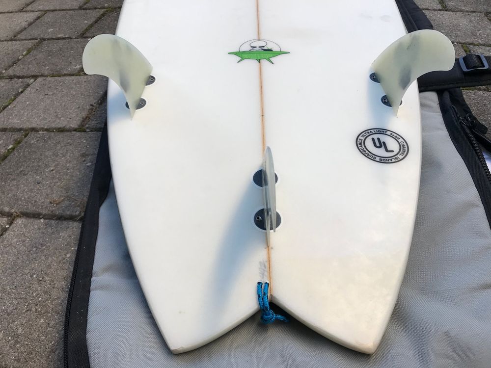 Al Merrick 6'0'' Surfboard Fish mit Travelbag (Gebraucht) in Rhäzüns ...