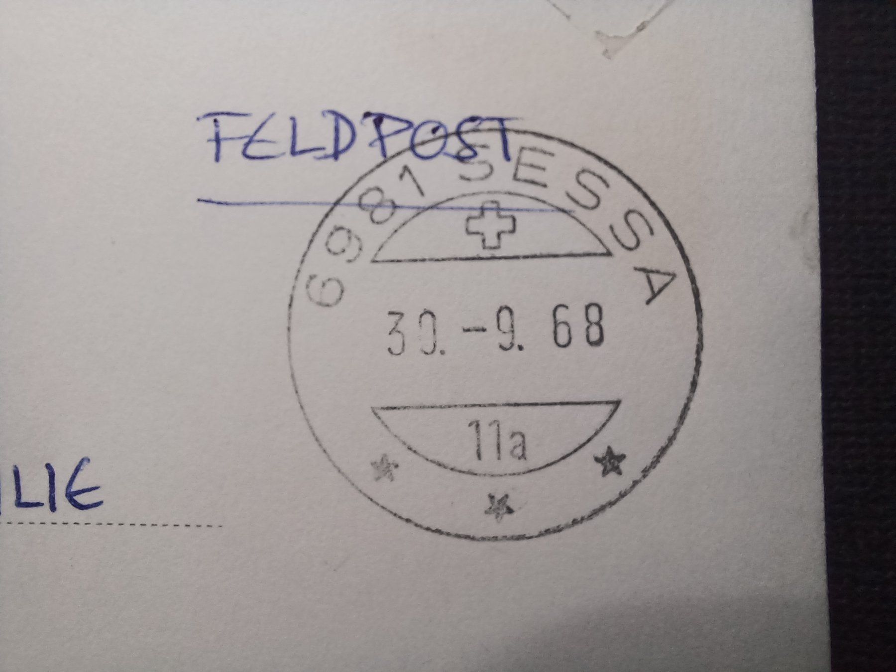 Cartoline postali: Altes Aerofoto Sessa TI, Tessin, 1968 – Usato da Aarau Rohr venduto da mgvw 3