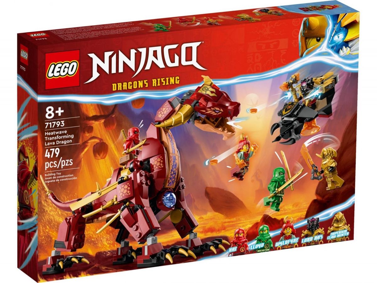 Lego Kit di costruzioni: LEGO 71793 Wyldfires Lavadrache – Nuovo e nell'imballaggio originale da Schwenden venduto da Noppenwelt.ch