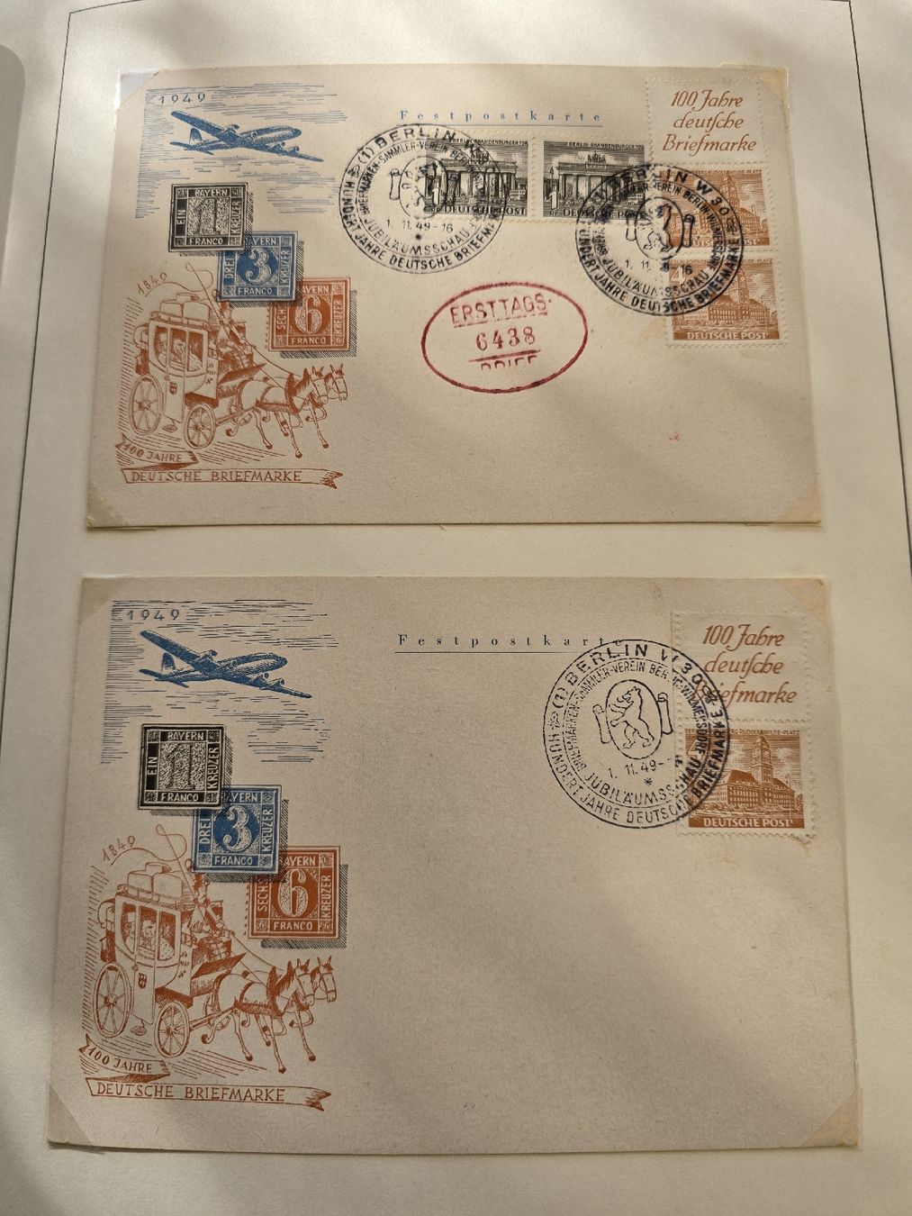 Alle Briefmarken: 804 Marken Deutschland  11 Briefe – Gebraucht aus Walkringen von Vanuca 4