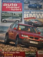 AMS 22/03 BMW X3 X% 645 Ci E 500 T Ferrari 612 Alfa 166 xx