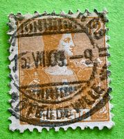 Nr.105 Brustbild der Helvetia  GESTEMPELT    