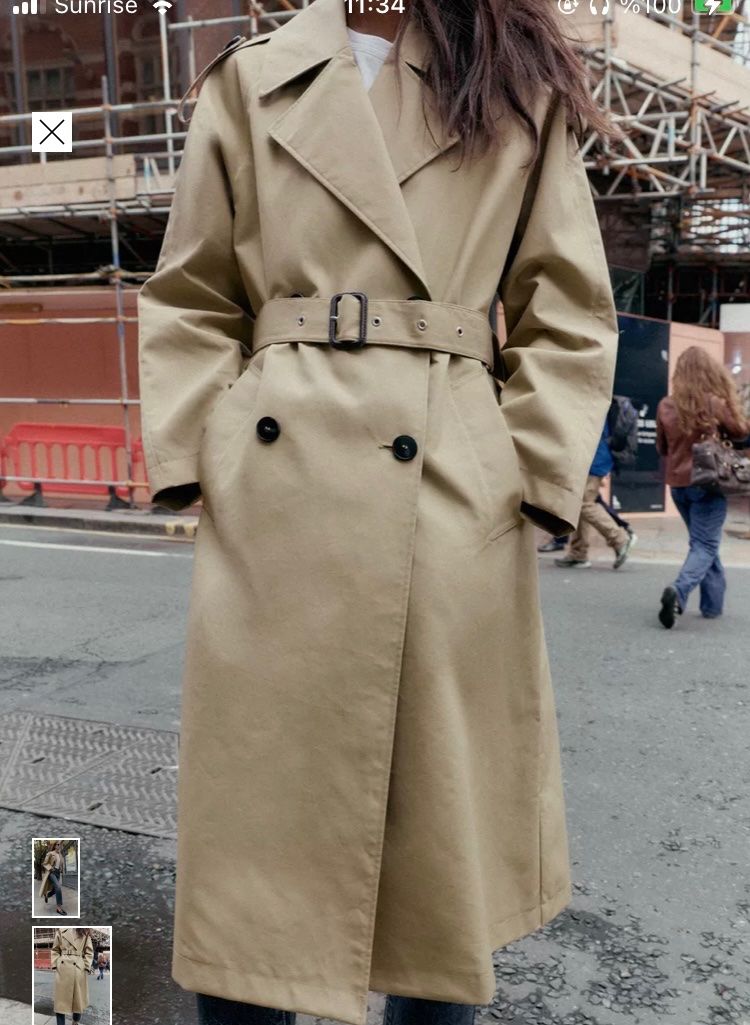 Zara Cappotti: Zara Trenchcoat mit Gürtel – Nuovo (secondo la descrizione) da Allschwil venduto da eyl_bb8q