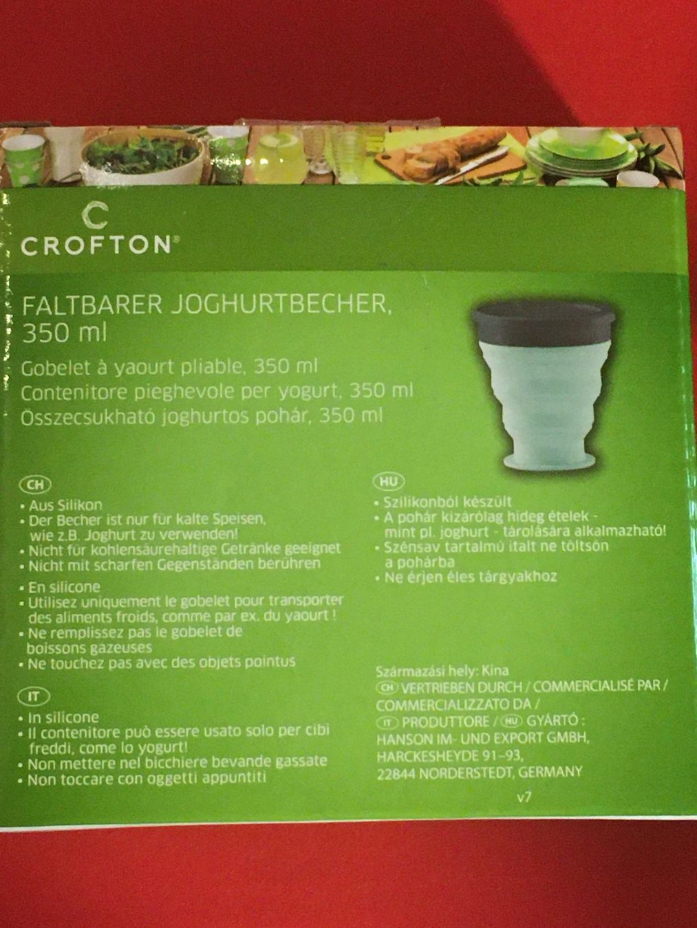 Behälter & Ähnliches: 2 Faltbecher „Crofton“ – Neu und originalverpackt aus Bauma von AraNobilis 4