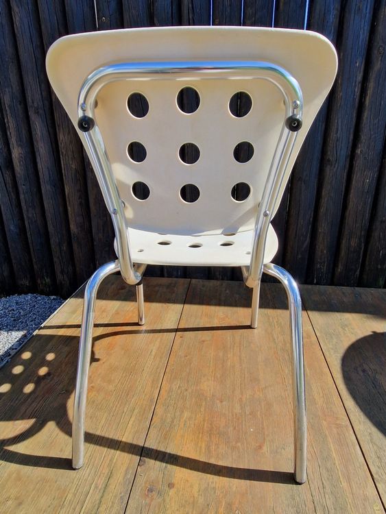 Gartenstuhl vintage Aluminium mit Kunststoff Kaufen auf Ricardo