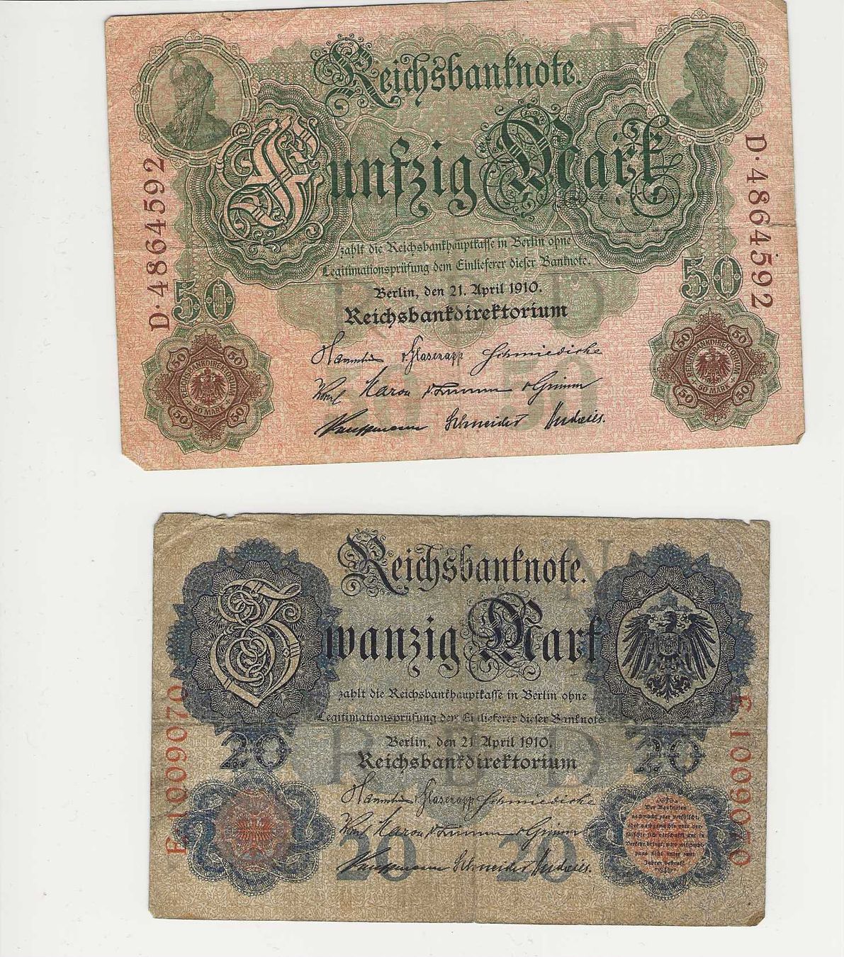 Banconote: billet de banque Allemagne – Usato da Sorvilier venduto da carose01