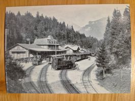 Dampfbetrieb auf dem Brünig-Pass 1938