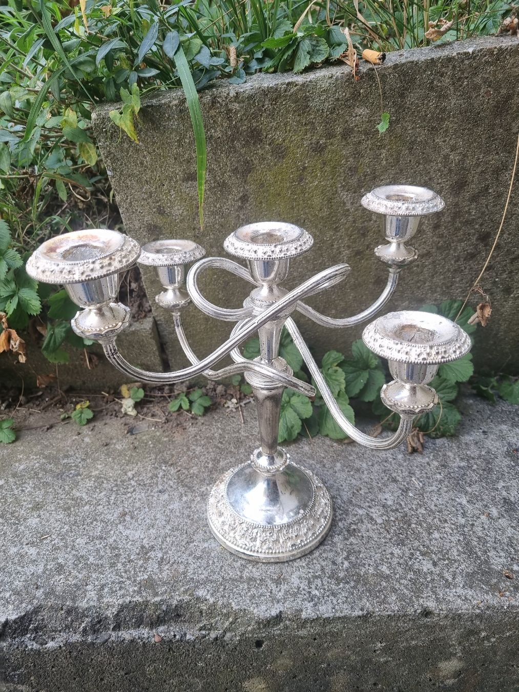 Portacandele: Kerzenleuchter silver plated – Usato da Ostermundigen venduto da vintage60