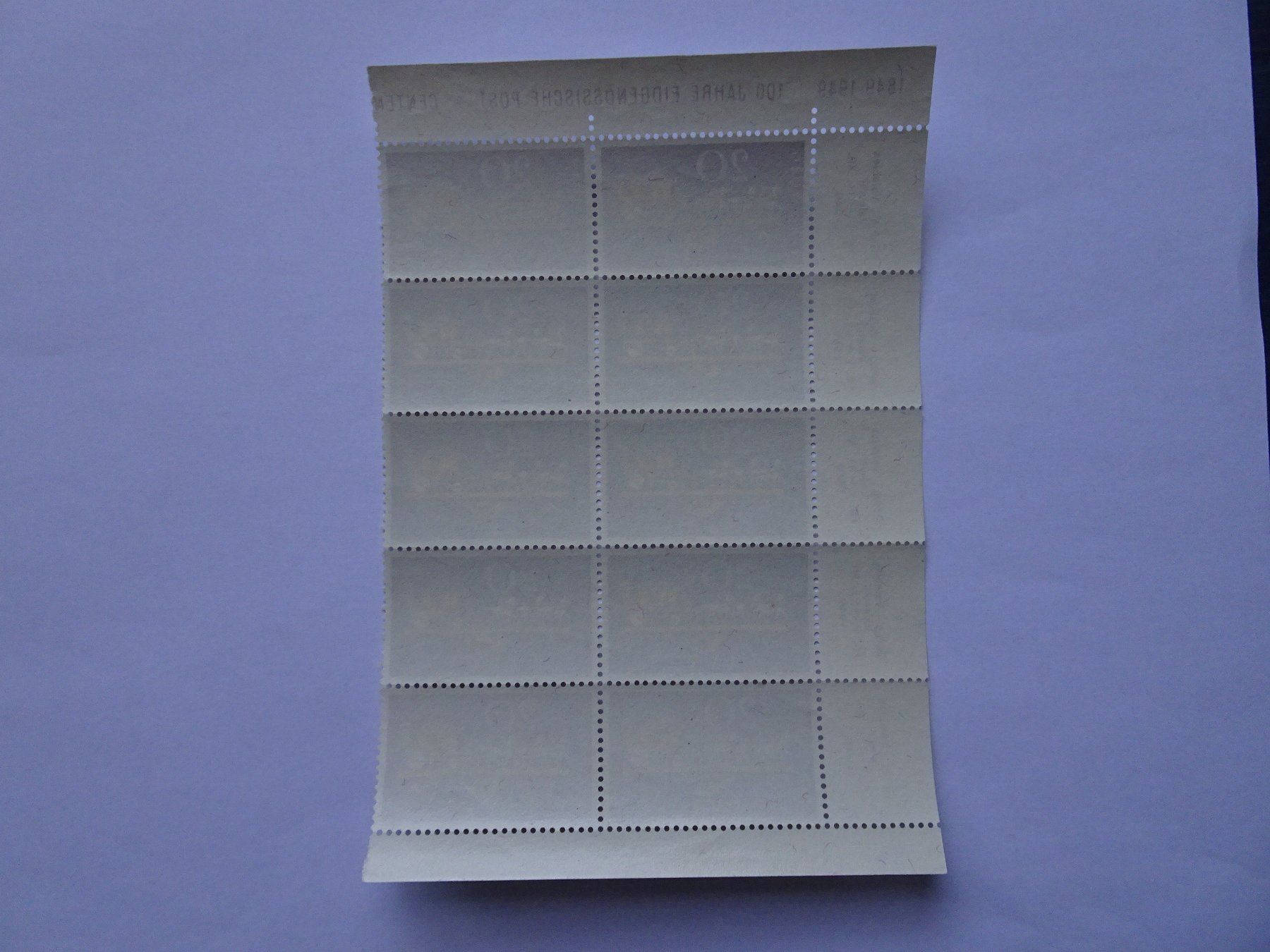 Tous les timbres: 1949* – Neuf (Voir description) à Aadorf par Chnorli-Furz 1