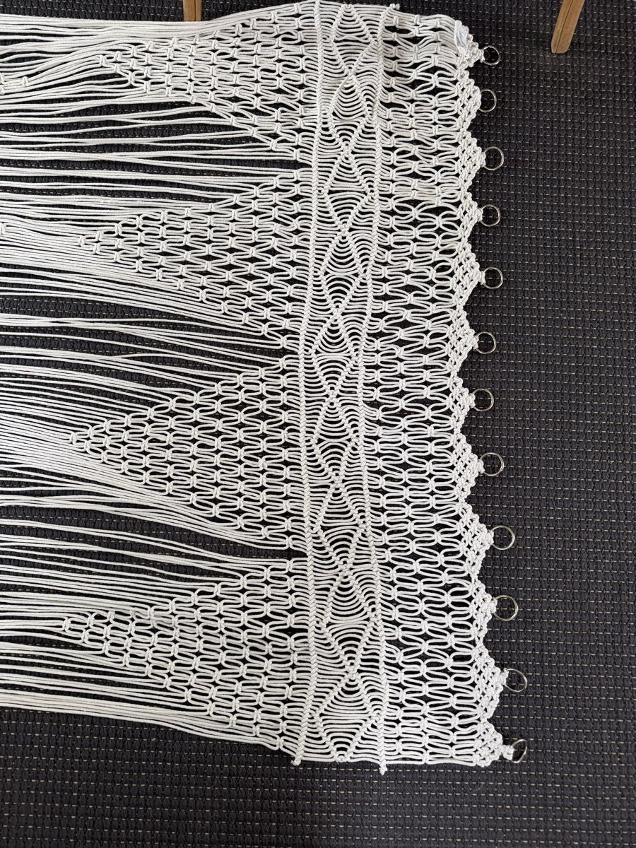Tende: Makramee Vorhang Baumwolle 180x105cm – Usato da Staufen venduto da Elina08 2