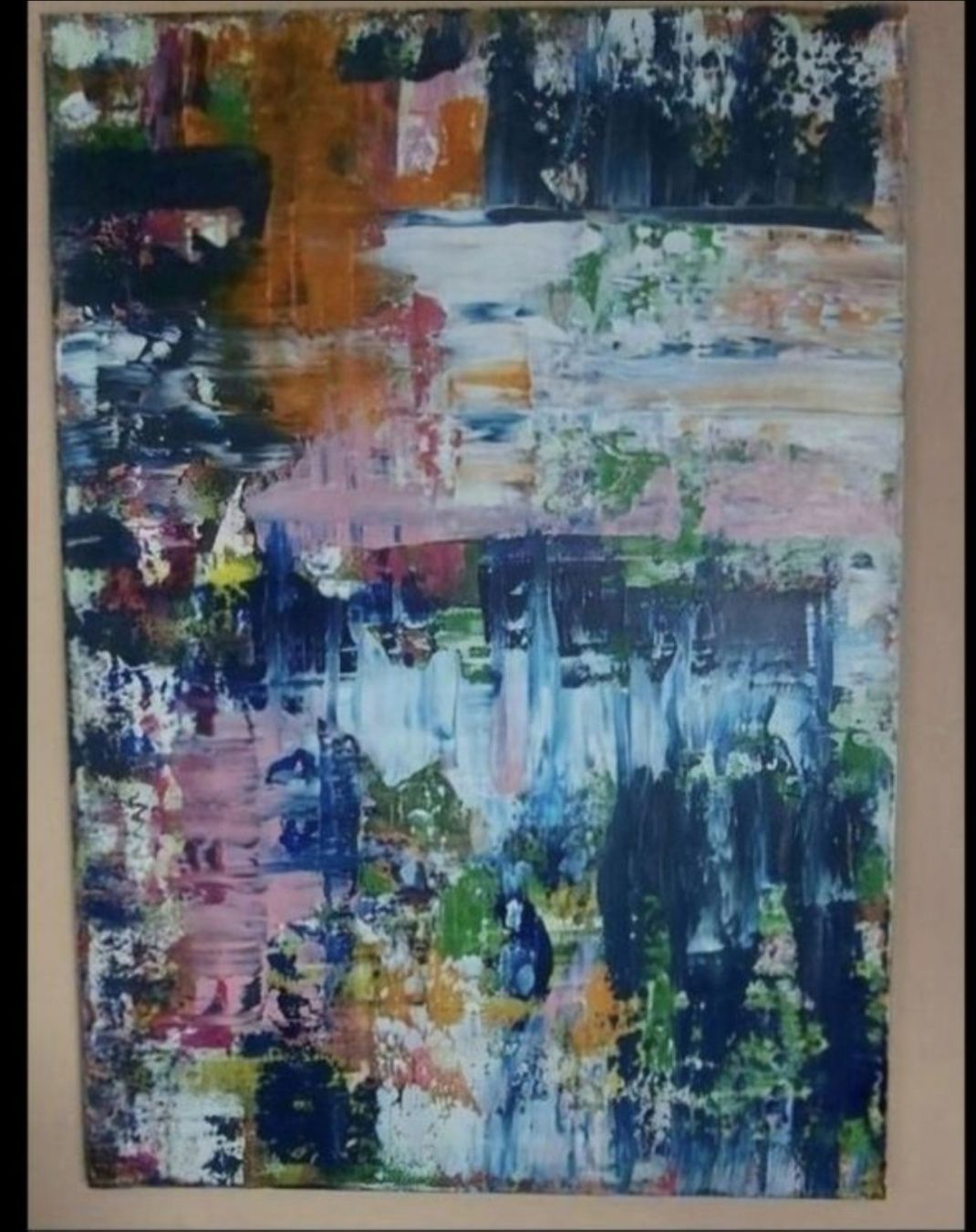 Dipinti: Gemälde Abstrakt handmade 50×70 – Nuovo (secondo la descrizione) da Riehen venduto da Steinbock1970