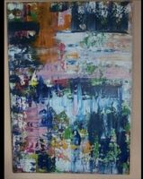Gemälde Abstrakt handmade 50×70