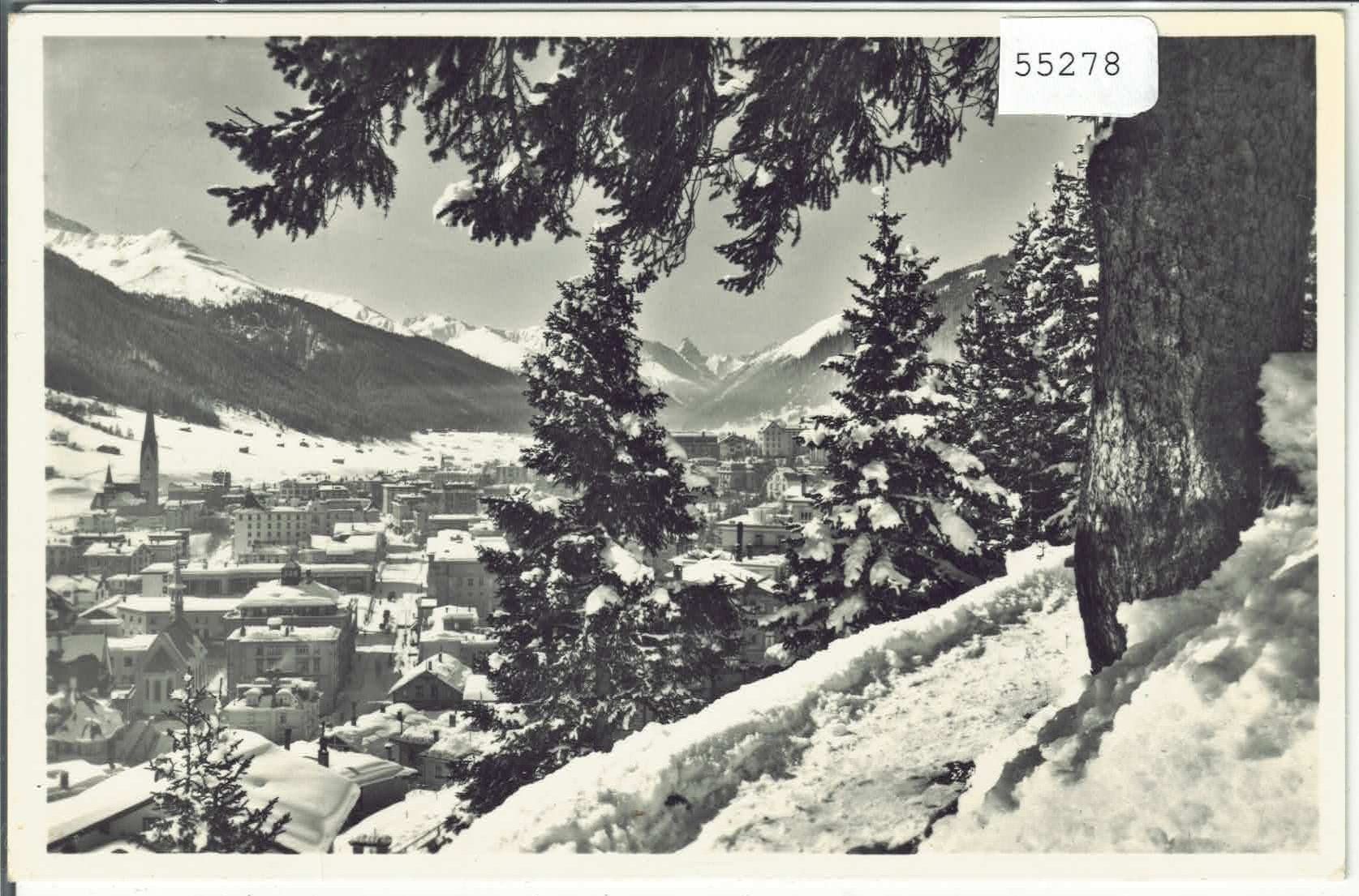 Cartoline postali: Davos im Winter – Usato da Ettingen venduto da Kartenplanet