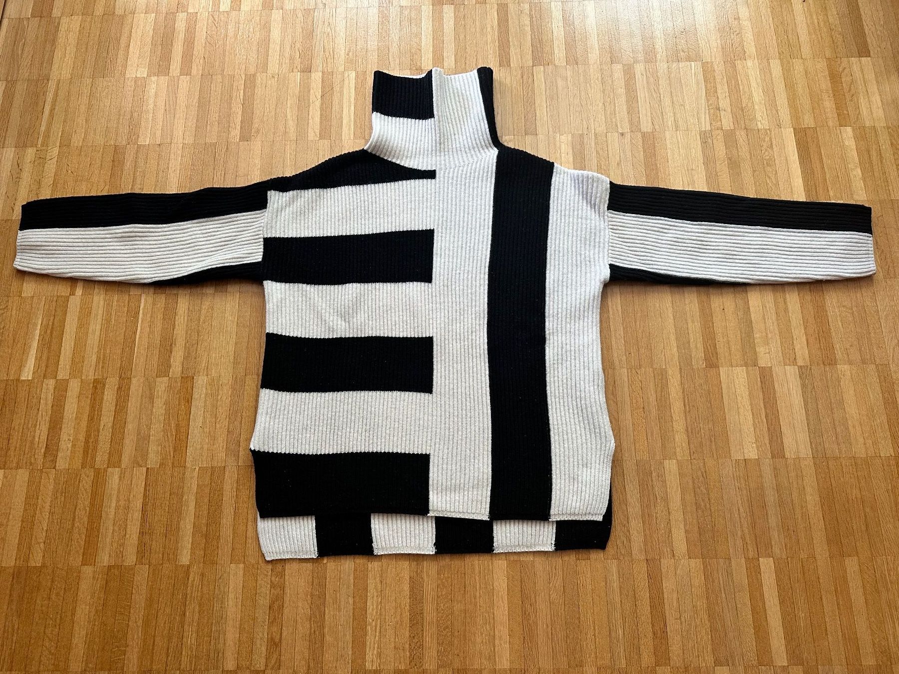 Maglioni & Felpe: Damen Rollkragenpullover schwarz weiss JOSEPH – Usato da Bülach venduto da Jubet 1